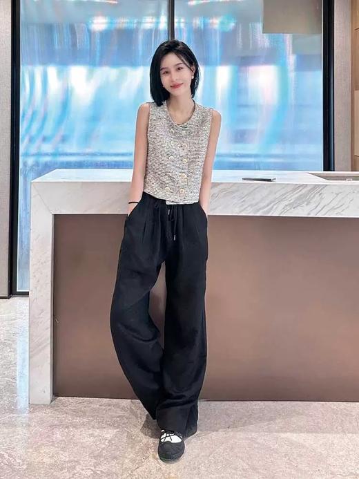 【GZ】无忧购“初秋新品”韩版百搭名媛无袖小香风马甲外套7066（截单后7天发货)25年清仓捡漏 商品图4