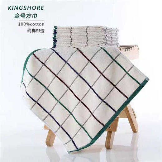 金号2616纯棉方巾 商品图0