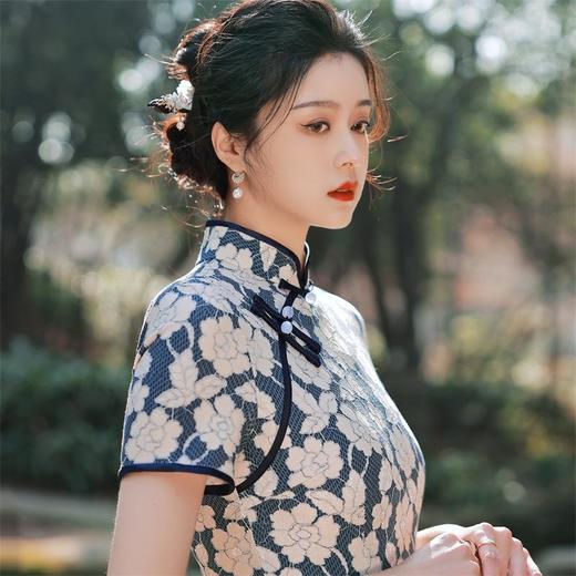 2023春夏款改良旗袍年轻款 气质高端小个子复古民国风少女连衣裙 商品图1