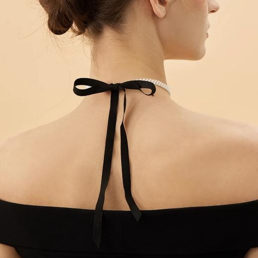 大英博物馆安卡系列 手工编织珍珠项链颈链两用款蝴蝶结发夹发饰礼盒 商品图3