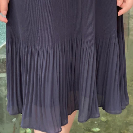 圣媛女装  时尚优雅假两件压褶连衣裙SA220L38 商品图4