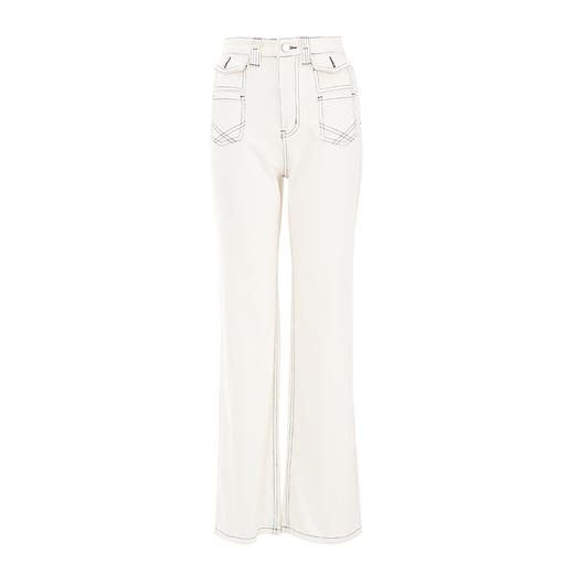 VIMAGE纬漫纪秋季新款时尚百搭显瘦修身牛仔裤裤子V2005606 商品图3