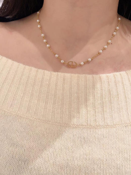 特价199包邮🉐️
 Dior迪奥2023新款CD珍珠项链 商品图0