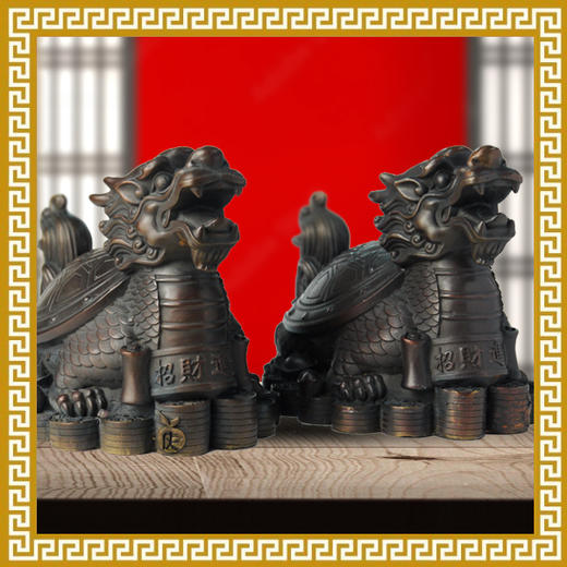 【吉庆堂】麦玲玲正版授权  - 古铜龙龟 大小尺寸可选 商品图1