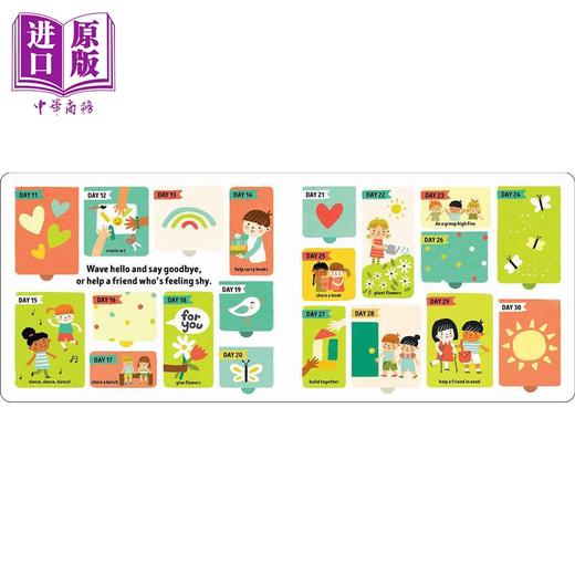 【中商原版】陶冶性情的100天 100 Days Of Kindness 英文原版 亲子纸板书 儿童绘本图画书 精品绘本 进口图书 亲子童书读物 商品图3