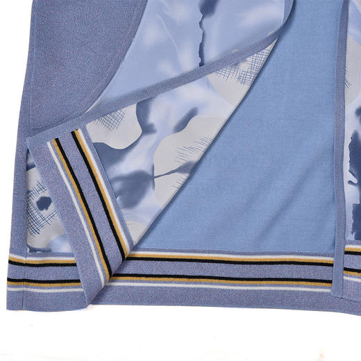 圣三利女装 桑蚕丝拼接针织开衫SL121M05 商品图4