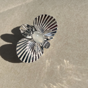 【宫里戒指】蒲扇蝴蝶兰开口戒指