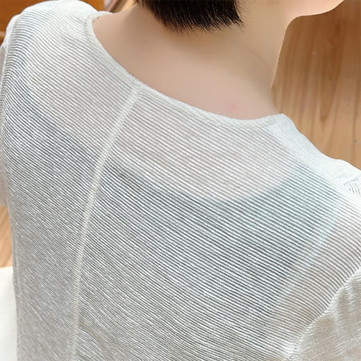 圣三利女装新春夏季中长款纯色开衫，外搭SL2012138 商品图4