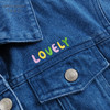 马克珍妮秋装新款 女童趣味小花全棉休闲牛仔外套231638 商品缩略图3