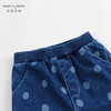 马克珍妮秋装新款 女童趣味波点弹力微喇牛仔裤 儿童裤子231720 商品缩略图2
