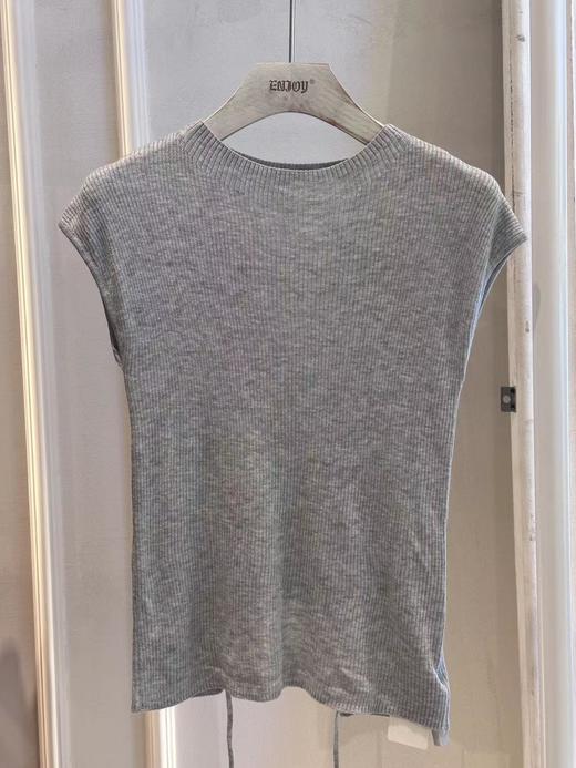 【门店同款】秋季自然-后背系带短袖针织 153946711 商品图6