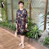 圣三利女装A摆中长款印花连衣裙SL1937132 商品缩略图0