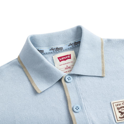 LEVIS 秋 大童小童 儿童童装短袖POLO衫 LVB-PL-J870 商品图2