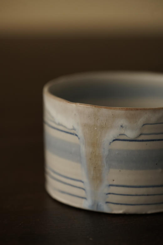 中田雄一34青灰轮线陶筒 商品图1