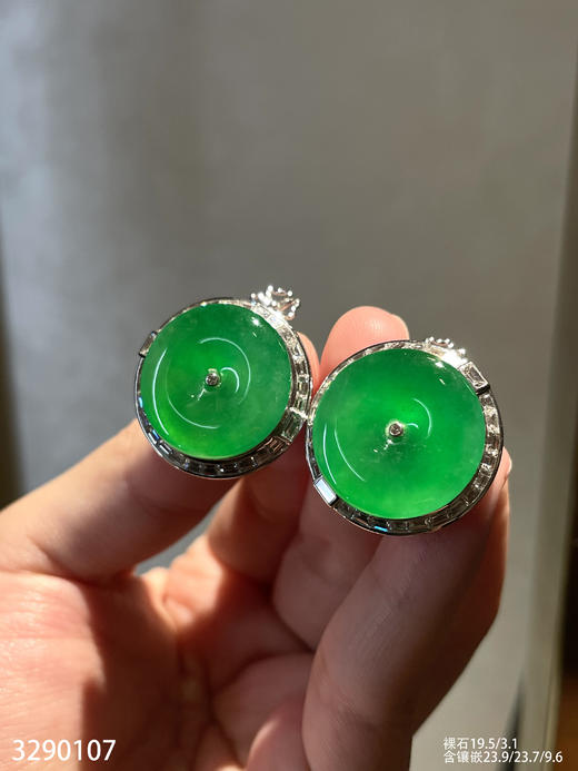 平安扣耳钉【3290107】具体价格微信咨询 商品图2