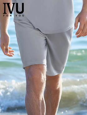 5F EmbryForm安莉芳 旗下IVU男士冰丝薄款睡裤五分裤宽松可外穿家居裤
