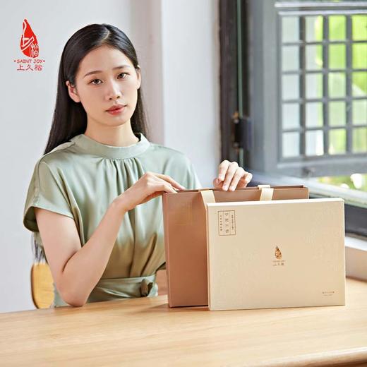 SAINTJOY/上久楷礼盒  桂雨飘香  香挂  真丝方巾桂花枝FJS23039 商品图3