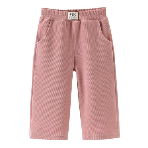 【女童雪尼尔长裤】女童裤子春秋季新款阔腿裤儿童洋气外穿弹力直筒裤秋冬休闲裤 商品图4