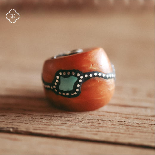 米马饰物 “清柔美善”天然印度官料老山檀 108颗手持念珠 商品图3