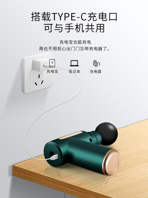 【筋膜枪】小型肌肉按摩器    电动颈膜枪    健身放松仪   肌膜机mini1807    敏煌 商品图1