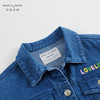 马克珍妮秋装新款 女童趣味小花全棉休闲牛仔外套231638 商品缩略图2
