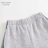 马克珍妮秋装新款 女童超舒棉学院风撞色织带直筒运动卫裤231506 商品缩略图3