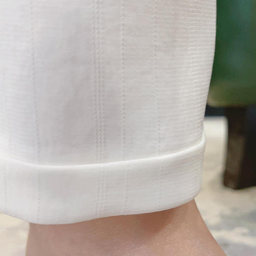 圣三利女装 新款时尚百搭纯色小脚休闲九分女裤SL2016105 商品图4