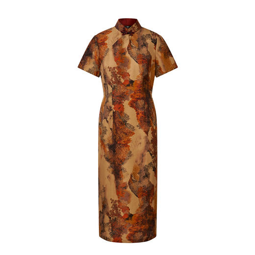 TANGY Collection天意高端2023秋季新品商场同款染秋系列女士连衣裙 商品图4