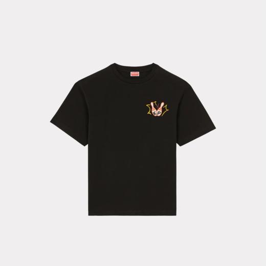 【特价商品不退不换】KENZO T恤男  FD55TS4534SG-99J BLACK.COTTON 商品图0