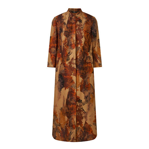 TANGY Collection天意高端2023秋季新品商场同款染秋系列女士桑蚕丝连衣裙 商品图4