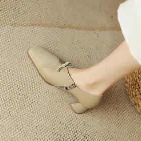 优雅百搭，里外全头层皮深口单鞋ZYY-A447