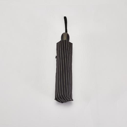 8骨 自动三折伞 条纹58㎝黑色 商品图3