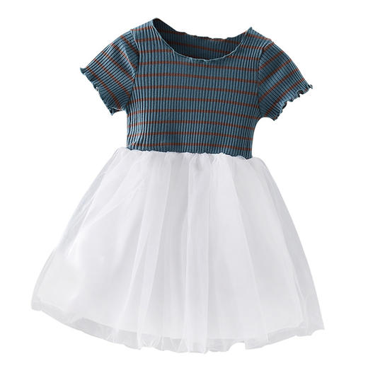 【宝宝公主裙】女童夏装新款洋气儿童连衣裙夏季公主裙中小童女宝宝裙子短袖 商品图4