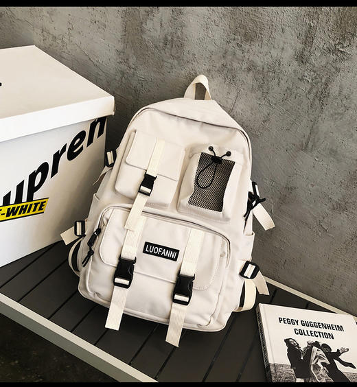 【开学季】新款潮酷双肩包初中生高中生书包时尚防水双肩包 0257 商品图1