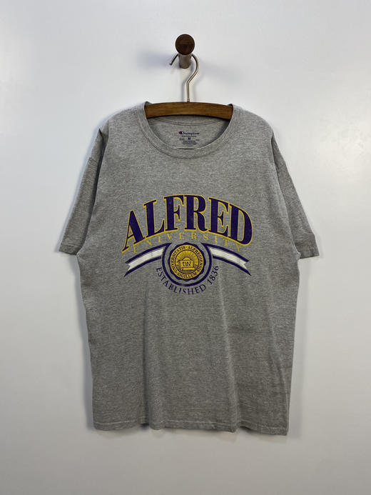 Champion 冠军 纽约 艾尔弗雷德大学 短袖T恤 _SST(M) 商品图1