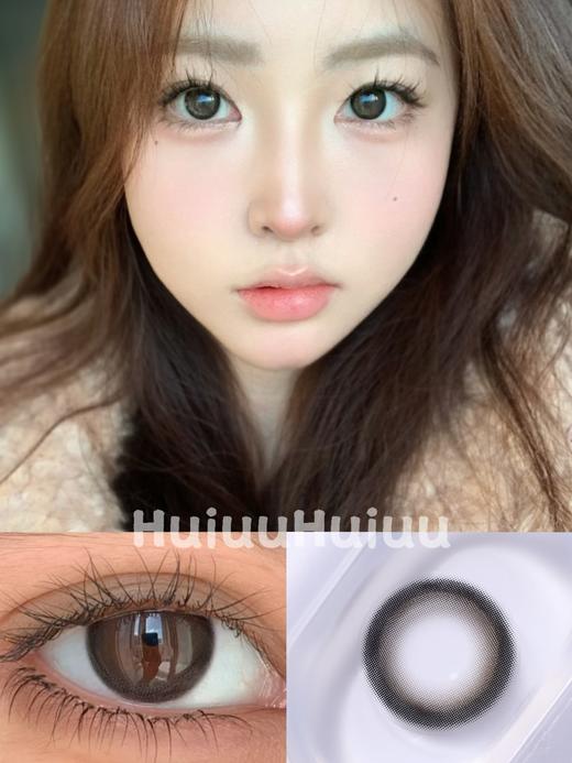 『日抛中直径』TOFFEE-燕麦黑咖-14.2mm【日抛 度数0-800度 无525/575】 商品图0