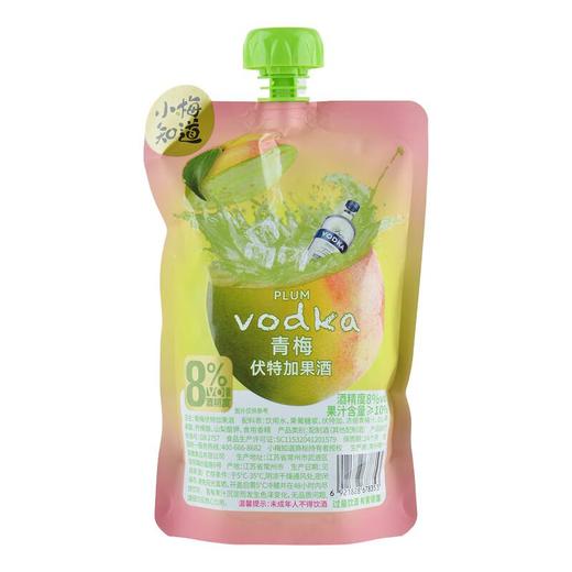 小梅知道青梅伏特加风味酒 308ml/袋 商品图1
