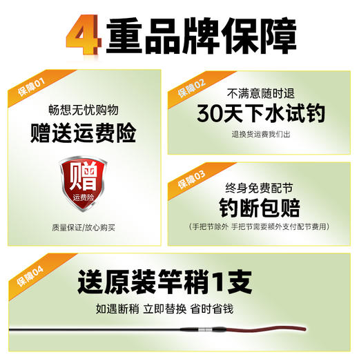 伽玛精工新品综合竿刚炼max超轻超硬综合竿抽鲢鳙打频率钓大物 商品图2