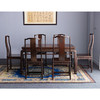 大红酸枝寿字纹长方餐桌七件套红木家具（运费到付） 商品缩略图0