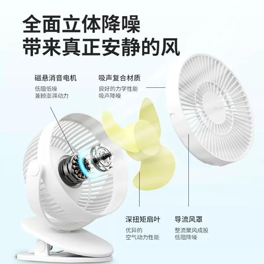 几素迷你夹子风扇FA29A(4000mAh)【伊藤优选301692】 商品图3
