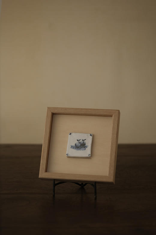 中田雄一25色绘陶板 含裱装 商品图0