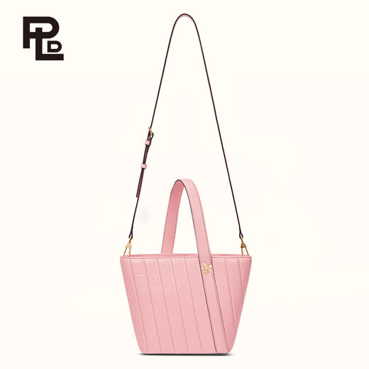 保兰德PLD东方雅奢兰花系列石带桥油蜡皮托特包通勤必备女包 商品图3