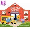 【中商原版】异形书 新生入学 Meet Your School 英文原版 亲子纸板书 早教认知识物 儿童绘本图画书 精品童书 带抬起襟翼 商品缩略图0