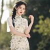 2023春夏新款雪纺双层飞飞袖旗袍连衣裙清新文艺民国风改良旗袍 商品缩略图0
