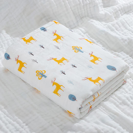 【全棉六层纱布浴巾】初生儿纯棉儿童洗澡襁褓巾新生儿婴儿浴巾 商品图6