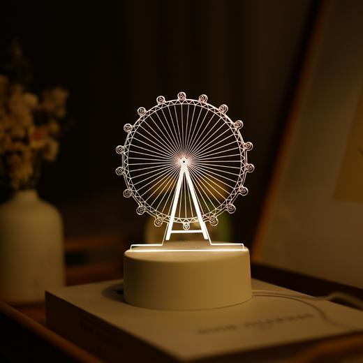 【超治愈！3D小夜灯礼盒】贴心陪伴，漫漫长夜也有属于你的温暖！网红创意氛围灯，卧室睡眠LED灯床头台灯，七夕情人节送礼优选 商品图2