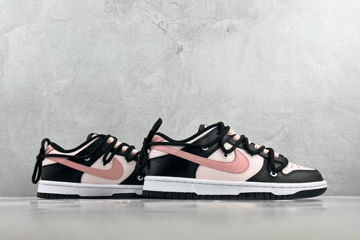 YC纯原 350🉐️
【定制球鞋】 Nike Dunk Low Black 东京树莓 GS 黑粉 商品图5