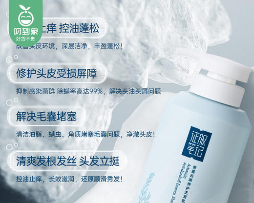 征服笔记青蒿去屑养护洗发乳/1瓶（500ml） 商品图1