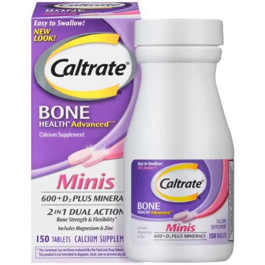 【保税仓】美国 CALTRATE钙尔奇 迷你钙+维生素D3（含矿物质）150粒/盒 紫盒 商品图0