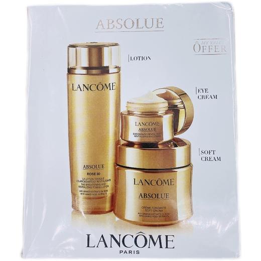 Lancome兰蔻菁纯套装 柔肤水面霜眼霜三件套 QM 商品图0